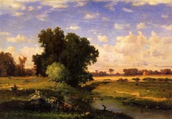 喬治 英尼斯 Hackensack Meadows Sunset 喬治 英尼斯 Hackensack Meadows Sunset